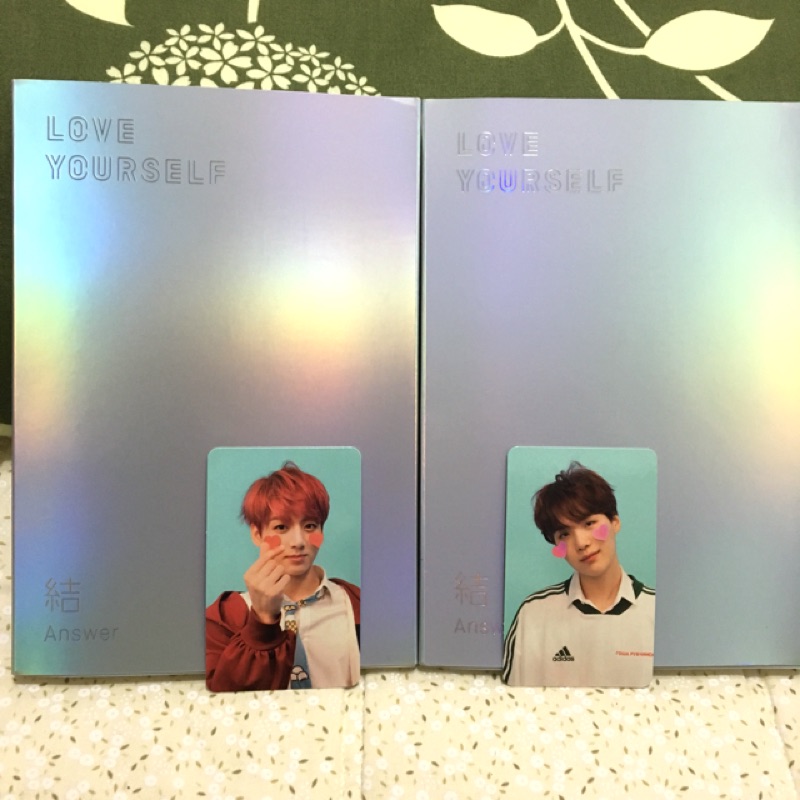 小壯士 現貨含海報防彈少年團bts Love Yourself 結answer F版柾國suga 小卡 蝦皮購物