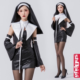 萬聖節限定性感修女服 鬼修女 獨家臺灣製 Cosplay 角色扮演 筱雅衣舖【BT1213】