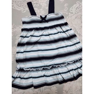 Uniqlo女童純棉吊帶裙 連衣裙 背心裙 洋裝