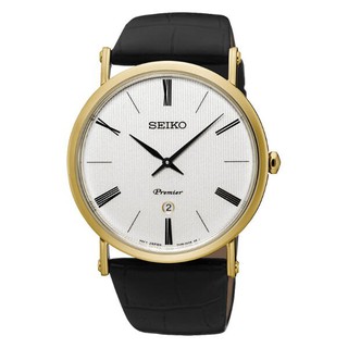 SEIKO SK037 精工錶 7N39-0CA0K(SKP396J1) 纖薄羅馬紳士腕錶/白面 41mm