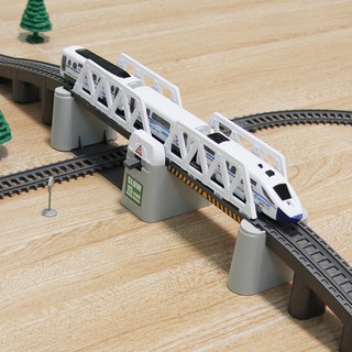 【電動玩具】 兒童小火車玩具軌道高鐵動車汽車3歲6男孩益智電動列車和諧號模型
