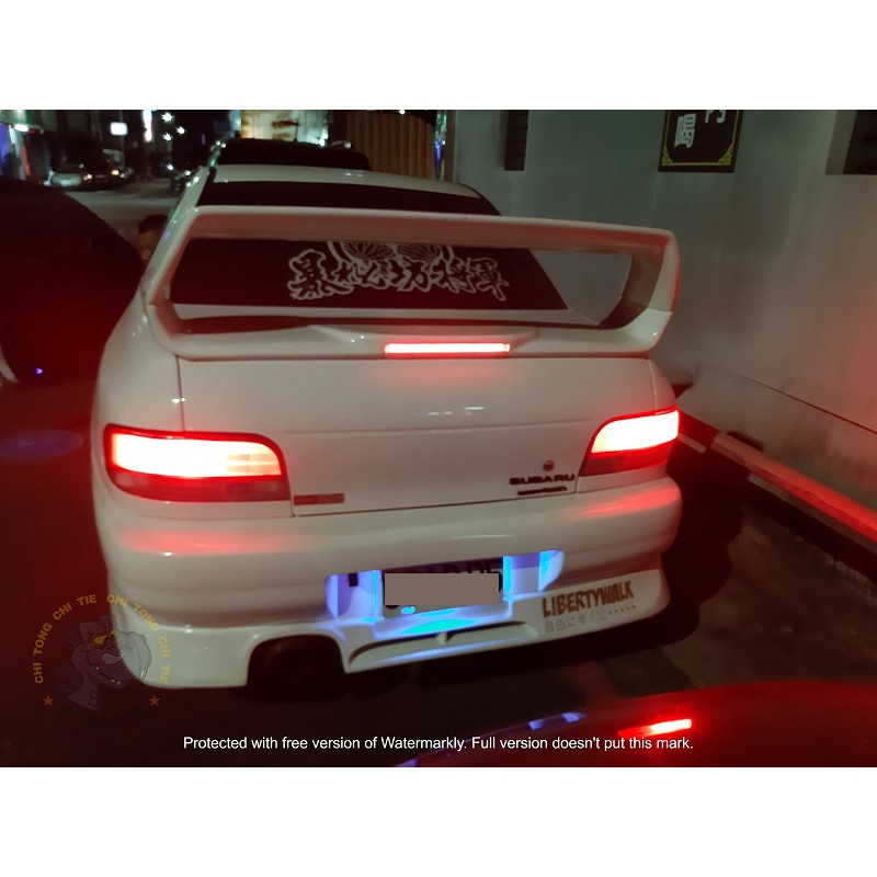 🔥現貨發出🔥速霸陸 GC8 第三剎車燈 紅色剎車燈 尾翼燈 40LED 12V Subaru Impreza 硬皮鯊