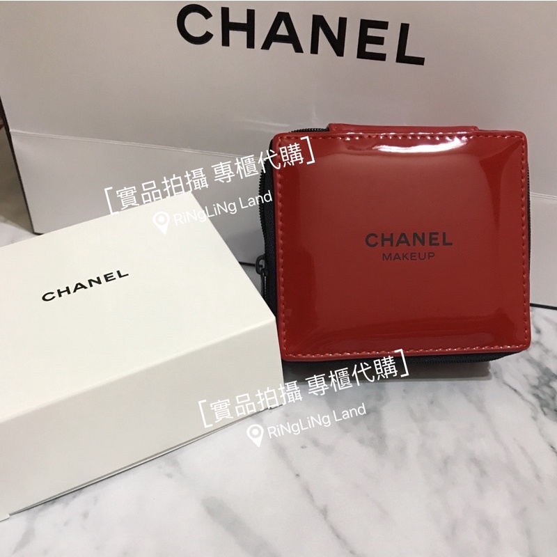 CHANEL 香奈兒超炫耀的唇膏化妝包 硬殼唇膏包 口紅包 專櫃贈品