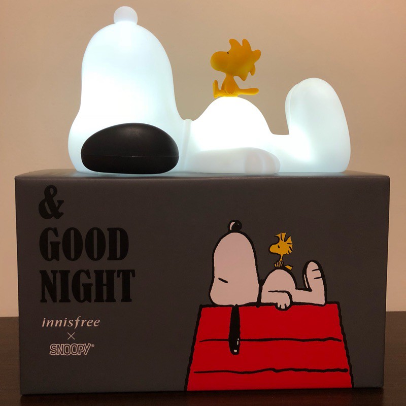 韓國 Innisfree x Snoopy 限量史努比 LED夜燈