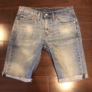 Levis 511 不修邊牛仔短褲