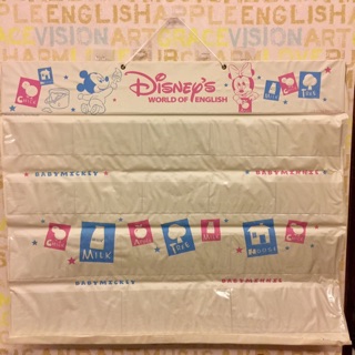 ❤Lika小舖❤寰宇家庭迪士尼美語 數位雙面讀卡機Disney刷卡機卡片分類存放分隔收納功能袋 限郵寄或高雄市歡迎自取