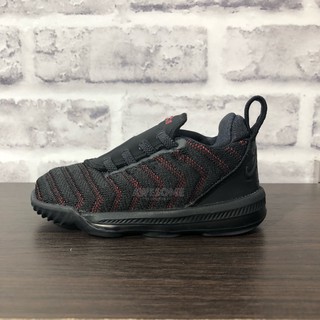 [歐鉉]NIKE LEBRON XVI TD 黑色 運動鞋 籃球鞋 小童鞋 AQ2468-002