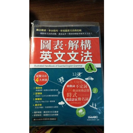 《圖表解構英文文法(2書+2解答本)》ISBN:4711863214973│希伯崙│泛黃