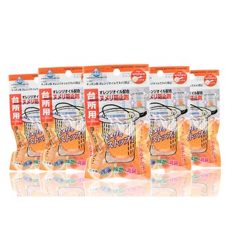 日本製不動化學 SANADA 橘子油排水口清 排水管清潔錠16.5g