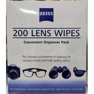 【小如的店】COSTCO好市多線上代購~ZEISS 蔡司 鏡面擦拭紙(每盒200張) 114286