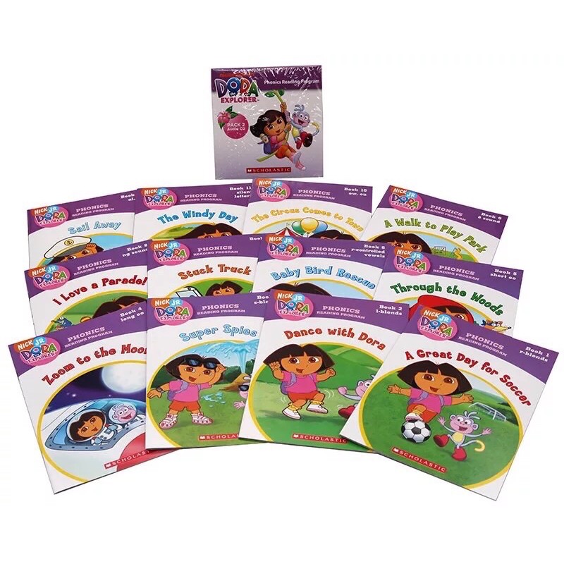 Dora phonics 英文童書附CD