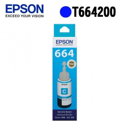 Epson 原廠 T6641 藍色墨水