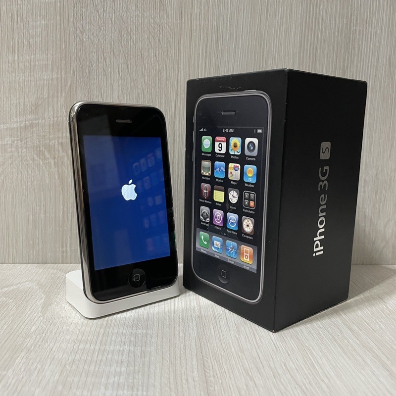 [黑特賣場] Apple iPhone 3G 黑色 8GB - 3GS盒裝 9成新 經典紀念手機