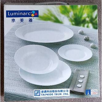 樂美雅Luminarc 卡潤方形強化餐盤2入組－股東會紀念品