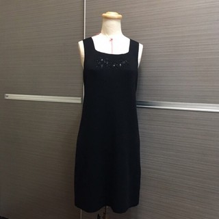 全新美國品牌DKNY 綴飾羊毛連身洋裝
