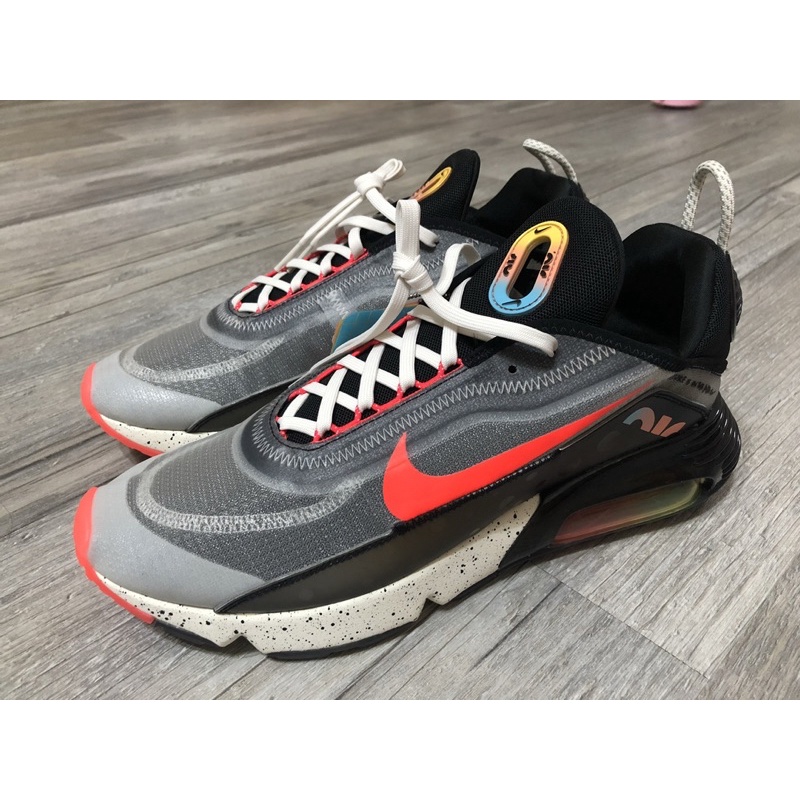 全新 Nike air max 2090 US 11 黑灰橘潑墨 休閒鞋 增高 zoom-type DD8497-160