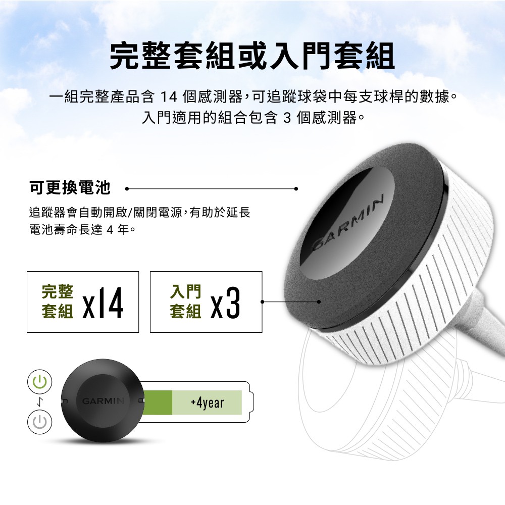Garmin Approach CT10 高爾夫揮桿追蹤器系統入門套組| 蝦皮購物 Garmin Approach CT10 高爾夫揮桿追蹤器系統入門套組| 蝦皮購物