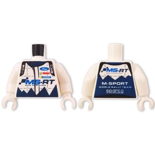 公主樂糕殿 LEGO 樂高 75885 Speed 福特 賽車服 身體 白色 973pb3157c01 A135