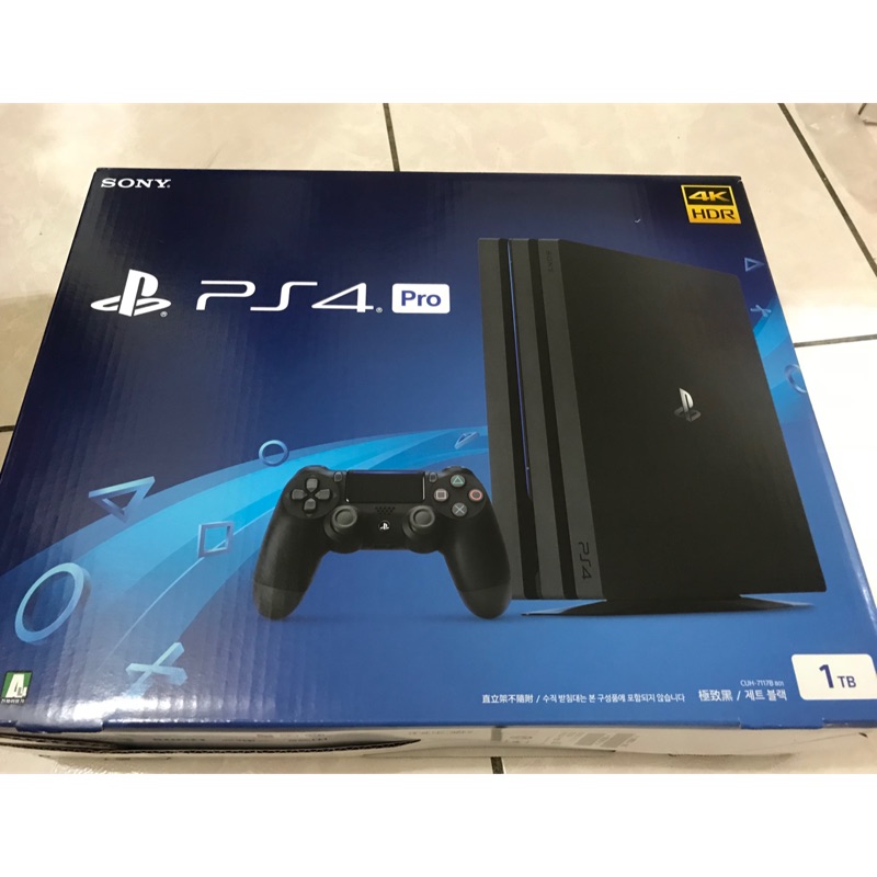 全新品 未拆封 現貨在台 Sony PS4 Pro 主機 1TB 極致黑可面交