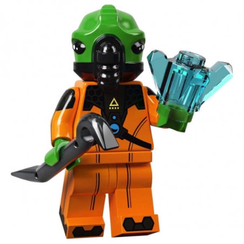 【豆豆Toy】LEGO 71029 樂高人偶第21代.7號-宇宙外星太空人.寶石水晶