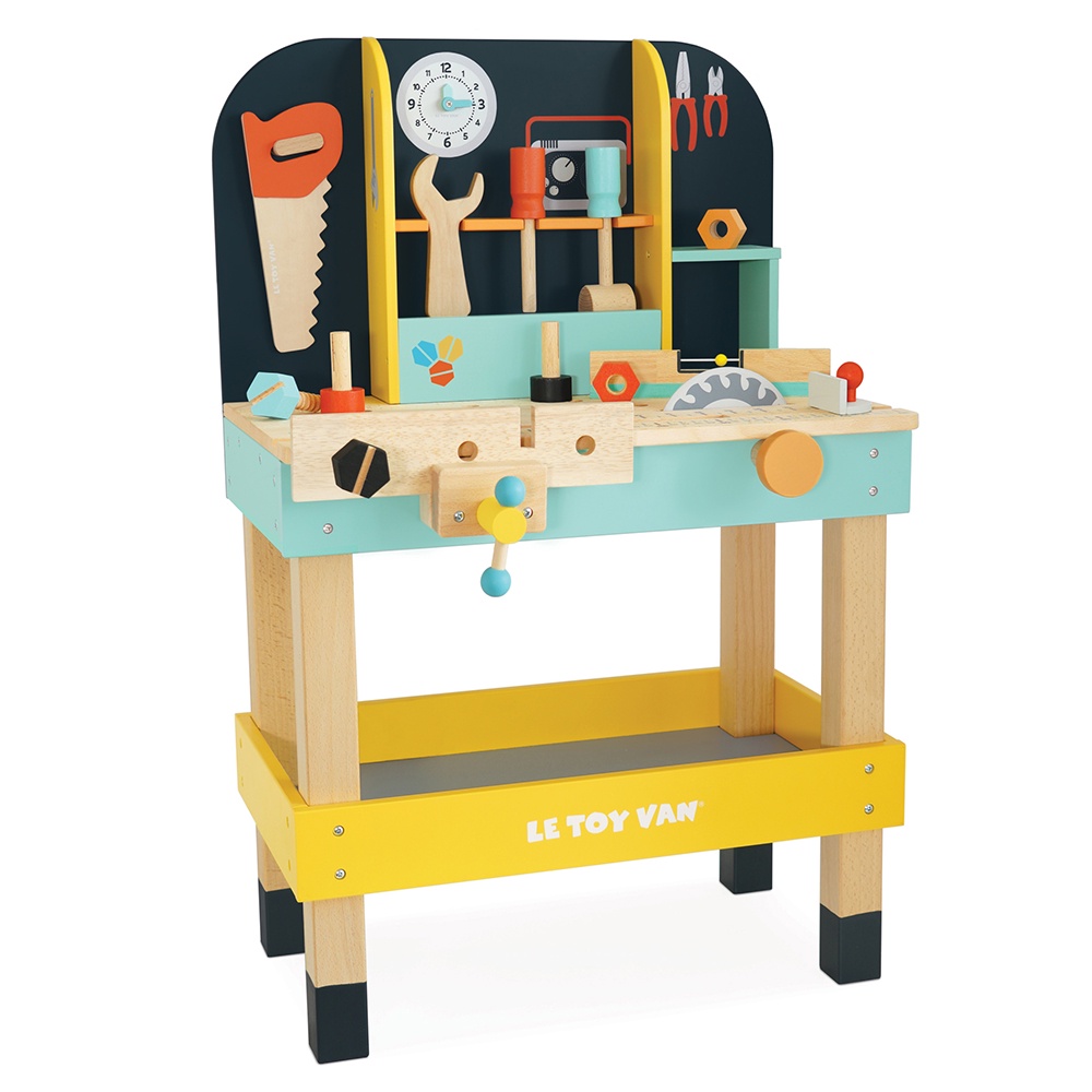 英國 Le Toy Van 小小工程師系列-艾力克斯進階工作站大型玩具組【hughugbaby抱抱寶貝】