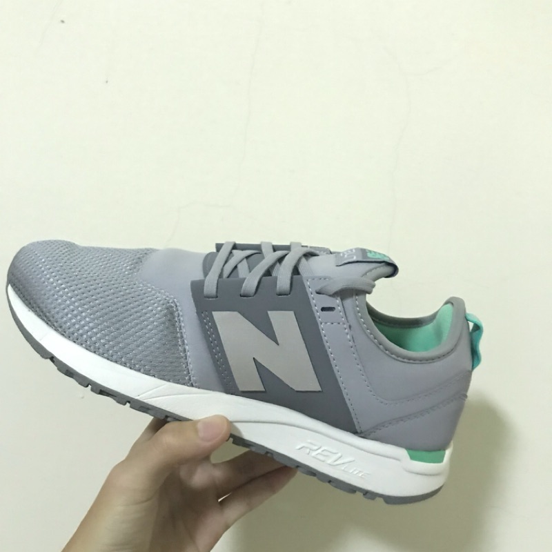 NEW BALANCE WRL247FC 247 NB 灰色 灰綠 tiffy綠 慢跑鞋 孔孝真 24.5