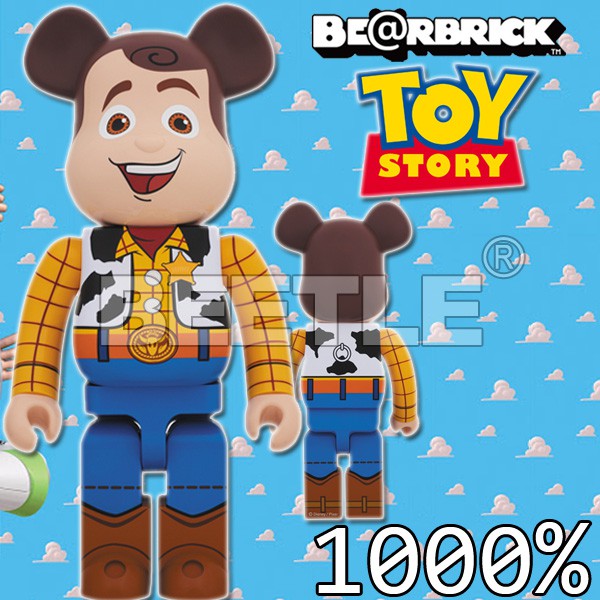 BEETLE BE@RBRICK DISNEY 迪士尼 玩具總動員 TOY STORY 胡迪 WOODY 1000%