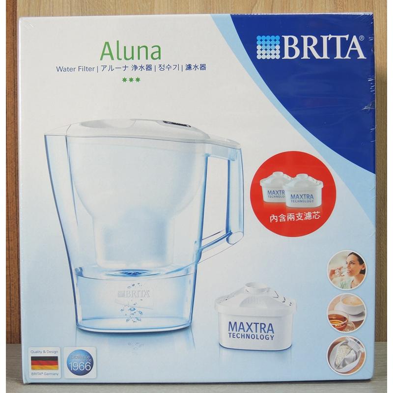 德國BRITA Aluna Cool 愛奴娜透視型濾水壺 2.4L(含兩支濾心)