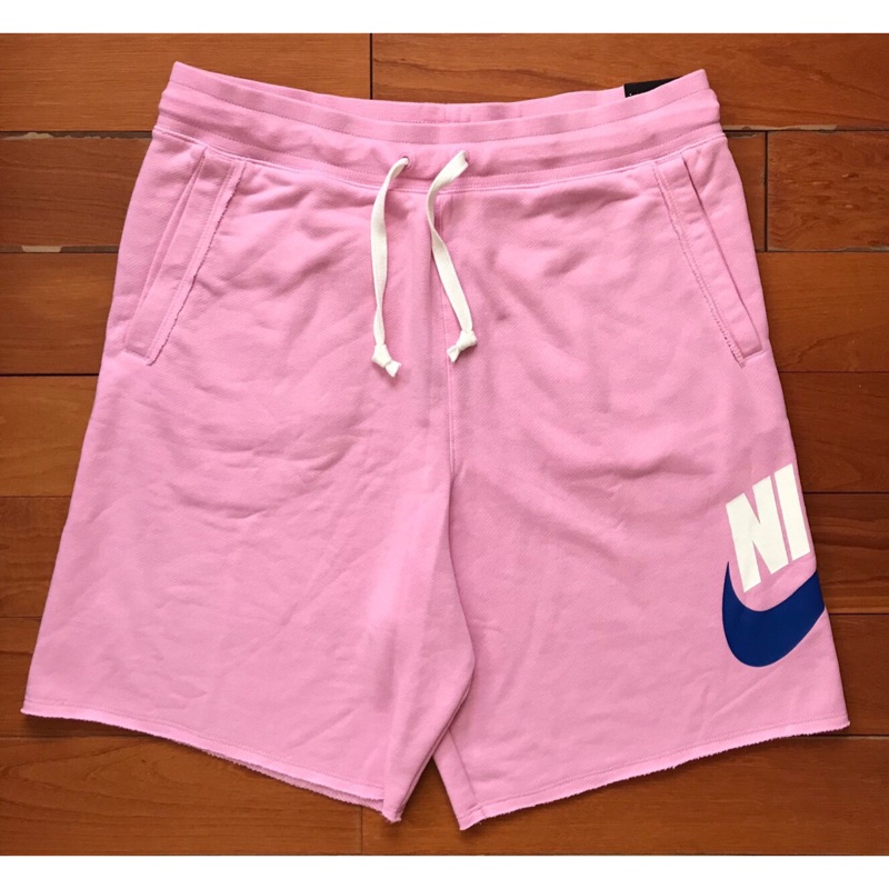 Nike Sportswear 大logo 運動短褲粉AR2376-629 | 蝦皮購物