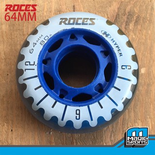 【第三世界】[ ROCES 64mm原廠 PU灌注輪子]直排輪輪椅輪買菜車輪行李箱輪拉車小輪子直排輪配件