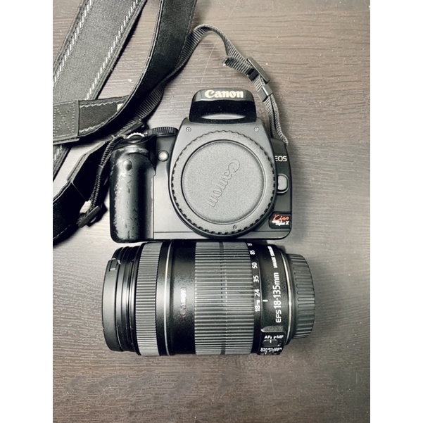 單眼相機Canon EOS 400D(kiss X)+Canon 18-135mm 鏡頭 基本配件都在