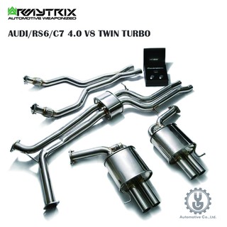 Armytrix AUDI/RS6/C7 4.0 V8 TWIN TURBO 排氣系統 全新空運【YGAUTO】