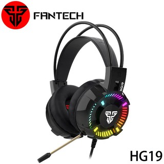 【3CTOWN】含稅公司貨 FANTECH HG19 RGB光圈 耳罩式電競耳機 耳機麥克風