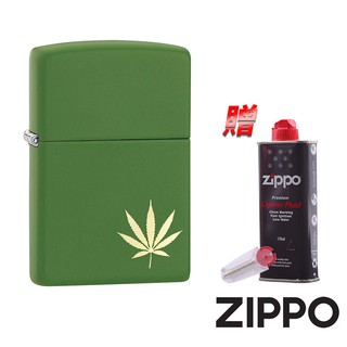 ZIPPO 綠色大麻葉防風打火機 29588 優惠出清 好禮超值送 官方正版 現貨 禮物 送禮 客製化 終身保固