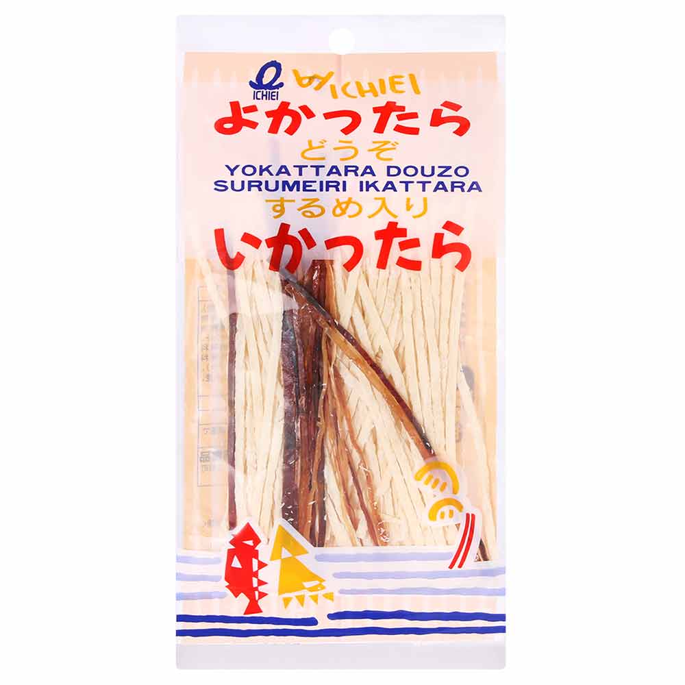日本一榮 魷魚鱈魚雙絲 單包( 約 21g ) | 鱈魚絲 墨魚絲 香絲 下酒菜 零嘴【AMICO】