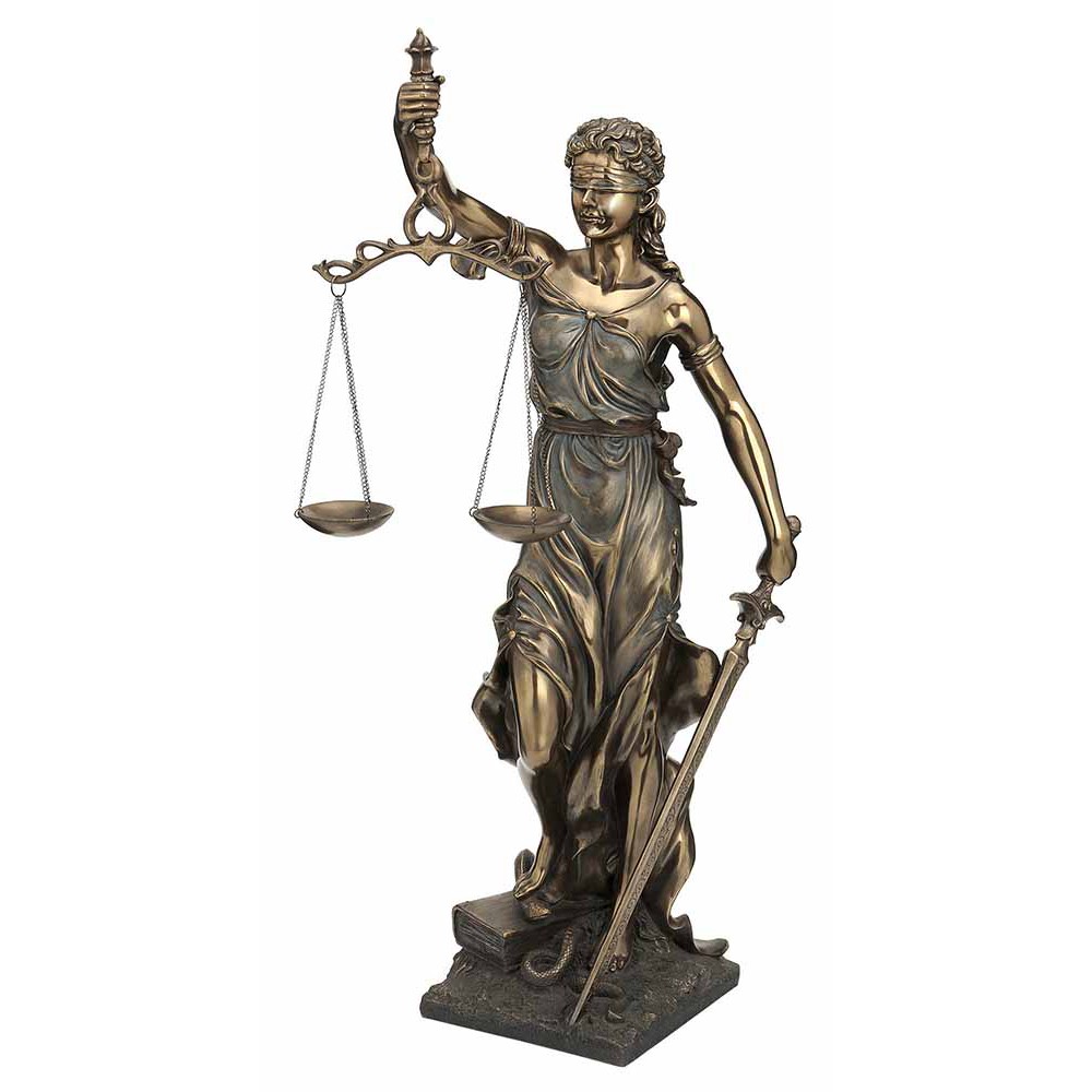 【威羅尼】正義女神-LA JUSTICIA 手拿天秤 大型雕像