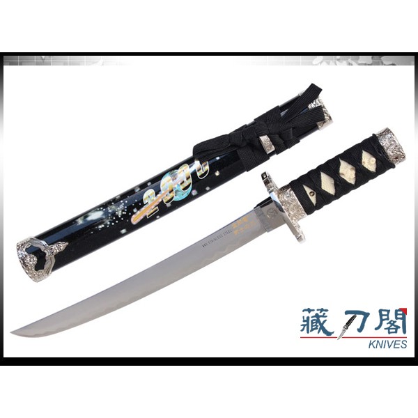 藏刀閣 精選日本刀 00德川真小武士 黑鞘銀柄 蝦皮購物