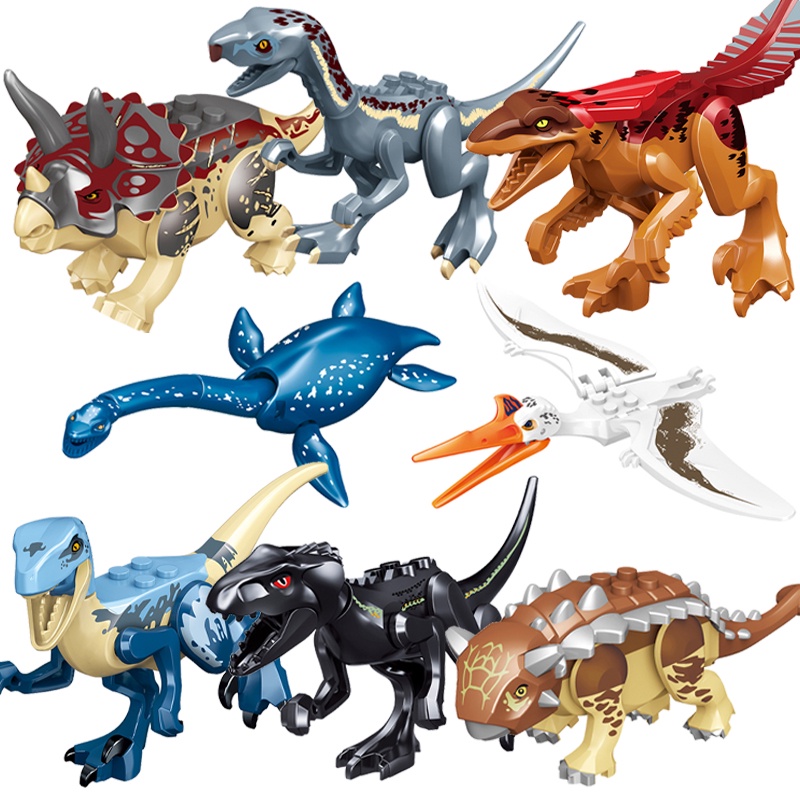 侏羅紀恐龍積木兒童玩具兼容經典磚紀念品禮物禮物