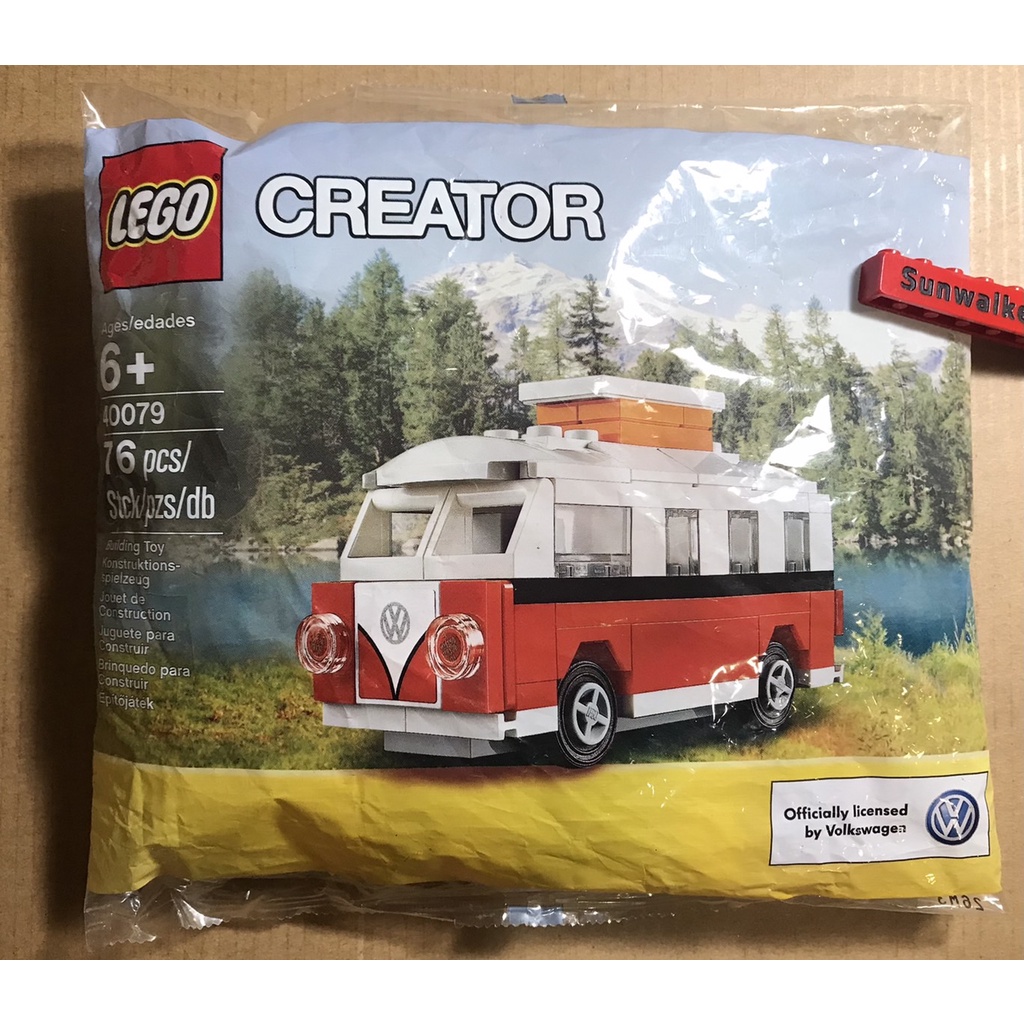 【積木2010】樂高 LEGO 40079 迷你 福斯 T1 露營車 全新未拆 / Mini VW T1