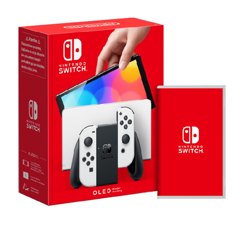 Nintendo Switch OLED 白色主機組合+1690元內現貨遊戲選一 (台灣公司貨) 現貨 廠商直送