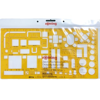 德國洛登 ROTRING S0238921 1：50室內設計專用傢俱板