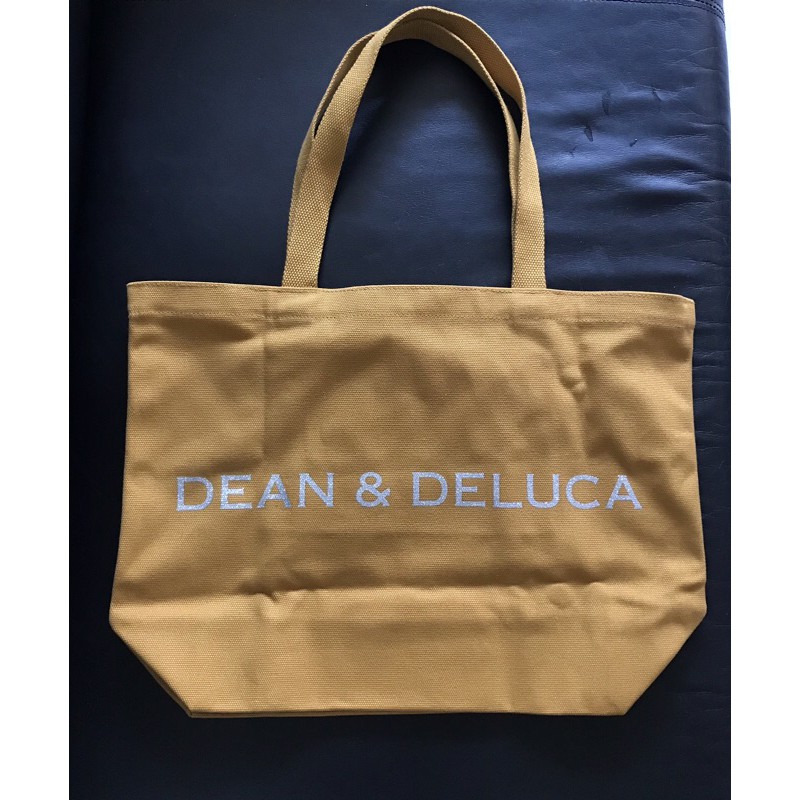 全新 未使用 dean&deluca黃銀標購物袋大