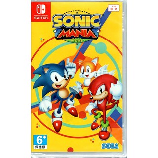 【全新未拆】任天堂 SWITCH NS 索尼克 音速小子 狂熱 PLUS SONIC MANIA PLUS 中文版 臺中