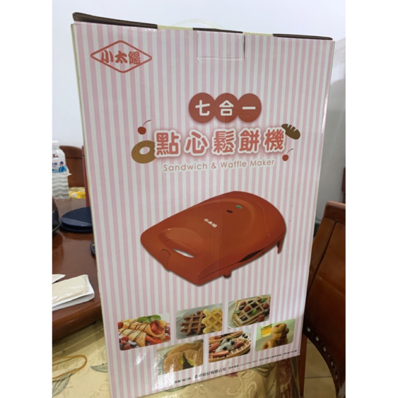 小太陽七合一鬆餅機 只使用過一次 蝦皮購物
