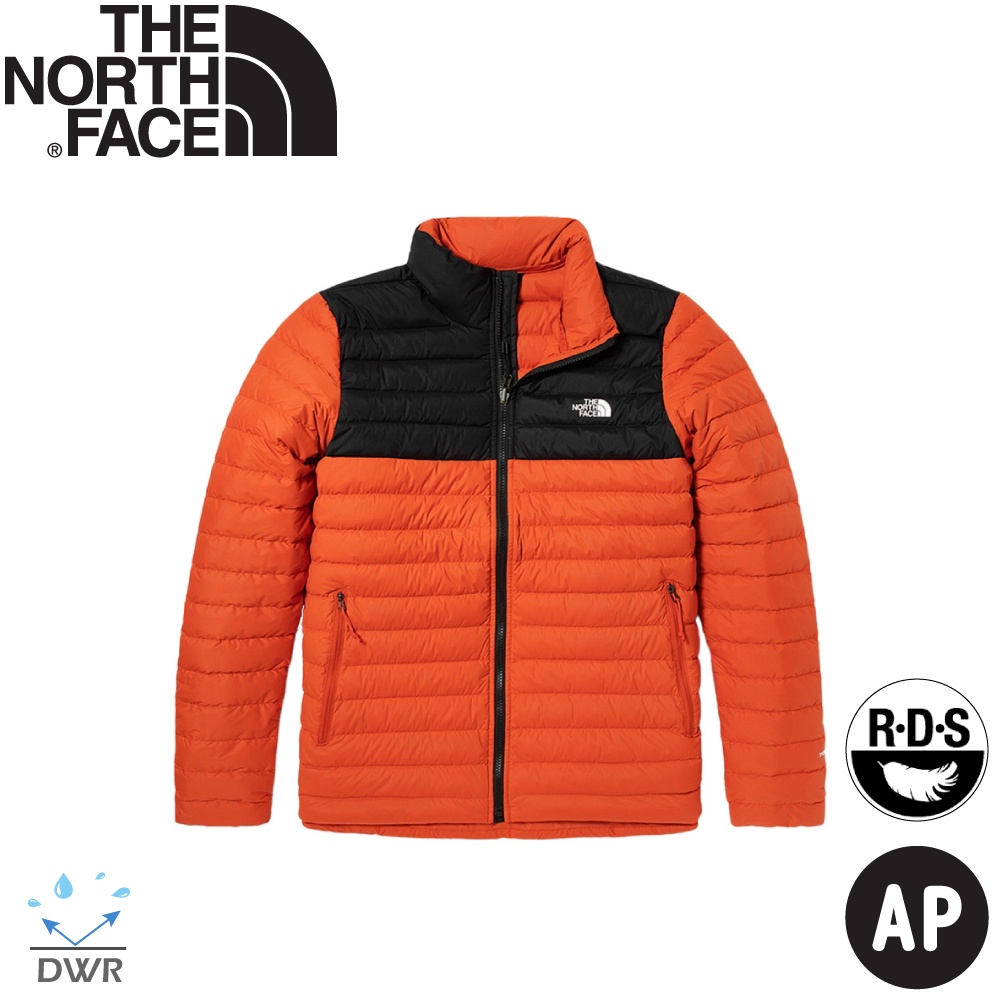 【The North Face 男 700FP 防潑水輕羽絨保暖外套 AP《赭橘》】4NG4/羽絨外套/夾克/休閒外套