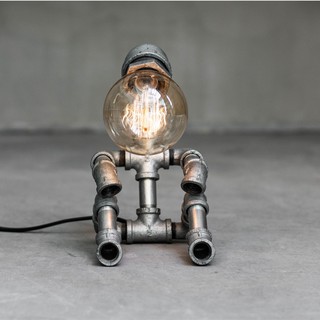 曙MUSE｜坐姿機器人桌燈 燈具 燈泡 燈飾 USB 鎢絲 禮物 機器人