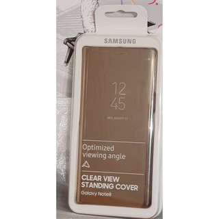 SAMSUNG N0TE8 原廠 全透視感應 皮套 手機殼