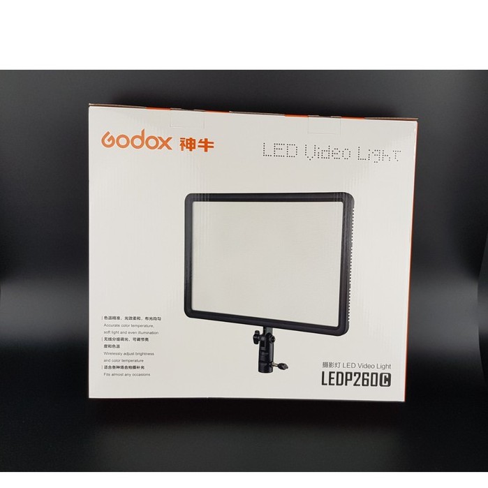Godox 神牛LEDP260C 雙色溫 薄型 平板燈/攝影燈/補光燈/持續燈/柔光燈/直播錄影補光 戶外補光 停電燈光
