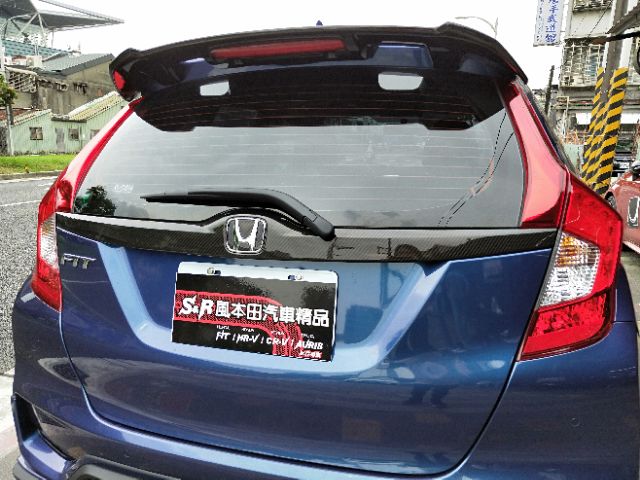 水轉印交換件 尾門飾條 卡夢  HONDA FIT3 FIT3.5 水轉印 卡夢紋