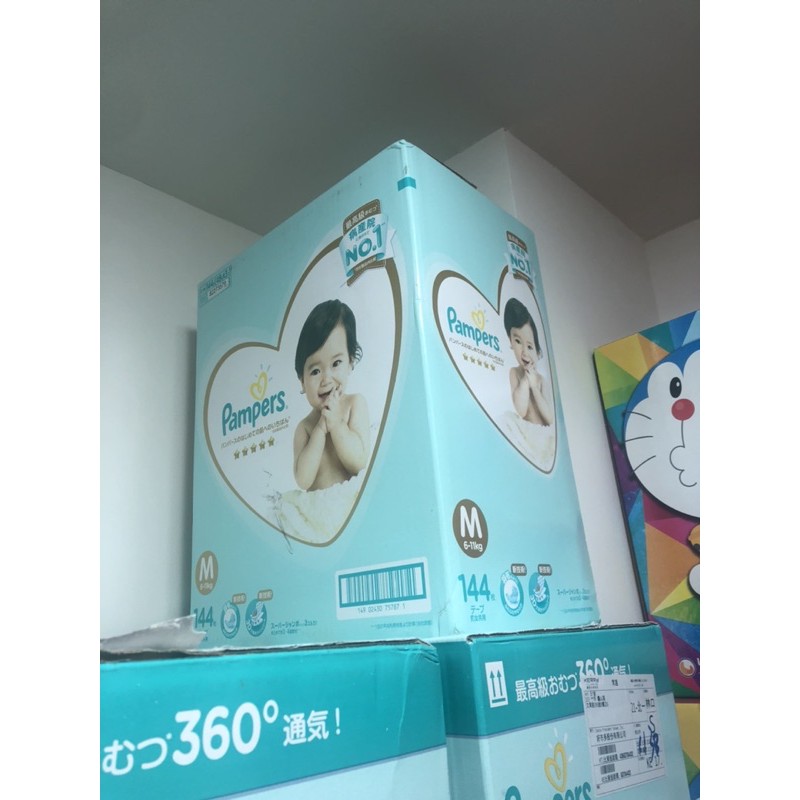 幫寶適日本境內版pampers M號144片